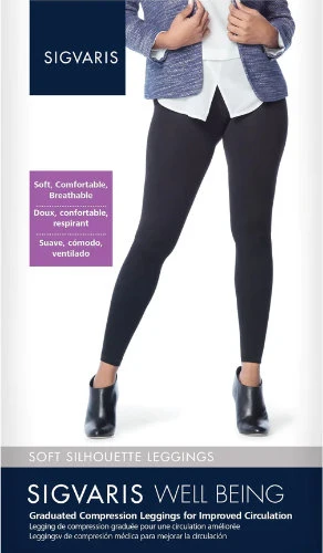 Sigvaris 170L Soft Silhouette Leggings, 15-20 mmHg - Image 5