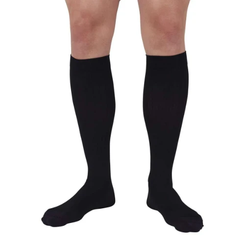 Duomed Soft Stripe, 15-20 mmHg, Knee High, Closed Toe - Image 3