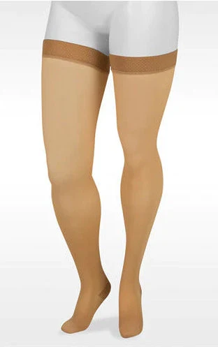 Juzo Basic Thigh High, 15-20 mmHg, Silicone Band (4410AGFFSB)