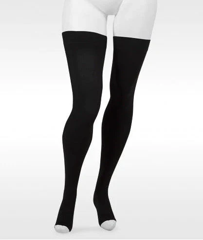 Juzo Move Thigh High, 20-30 mmHg, 5 cm Silicone Dot Band, Open Toe (3611AGSB) - Image 2