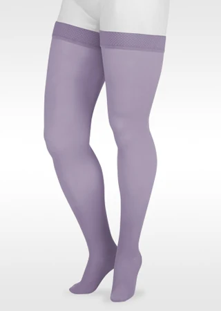 Juzo Naturally Sheer Thigh High, 15-20 mmHg, Silicone Band, TREND COLORS (2100AGFFSB00) - Image 5