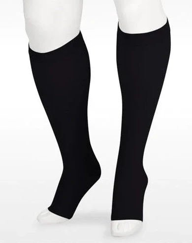 Juzo Soft Knee High, 20-30 mmHg, Silicone Band, Open Toe (2001ADSB) - Image 3