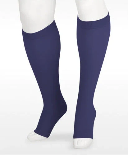 Juzo Soft Knee High, 20-30 mmHg, Silicone Band, Open Toe (2001ADSB) - Image 5