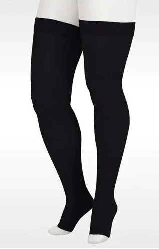 Juzo Soft Thigh High, Silicone Band, Open Toe (2001AGSB) - Image 2