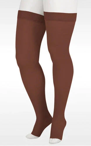Juzo Soft Thigh High, Silicone Band, Open Toe (2001AGSB) - Image 3