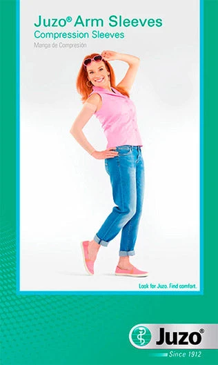 Juzo Soft MAX Arm Sleeve w/Silicone Dot Band, 30-40 mmHg (2002MXCGRSB) - Image 9
