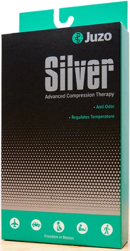 Juzo Soft Silver Knee High, 30-40 mmHg (2062ADFF) - Image 3