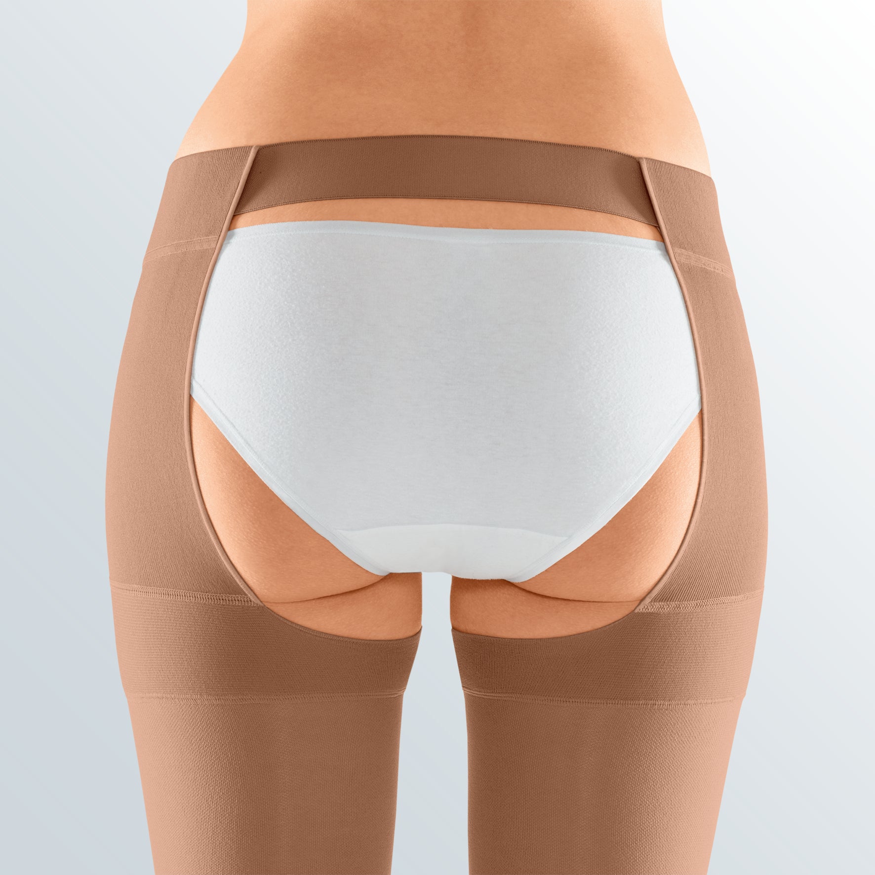 Mediven Plus, 30-40 mmHg, Thigh w/Waist Attachment, Open Toe - Image 4