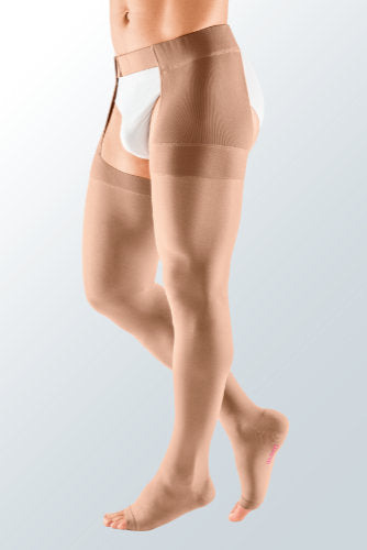Mediven Plus, 30-40 mmHg, Thigh w/Waist Attachment, Open Toe - Image 6