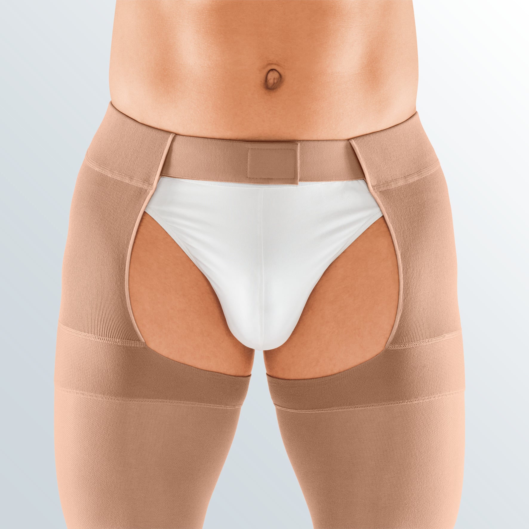 Mediven Plus, 30-40 mmHg, Thigh w/Waist Attachment, Open Toe - Image 8