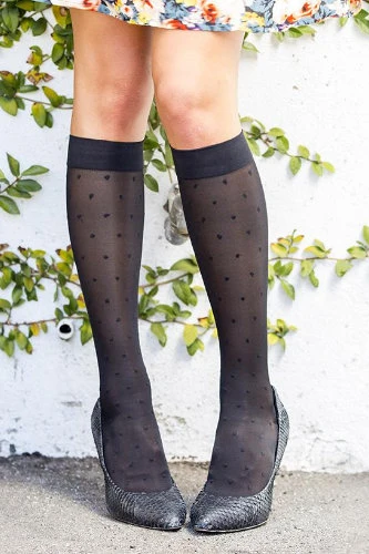 Mediven Rejuva Sheer Dot, Knee High, Closed Toe