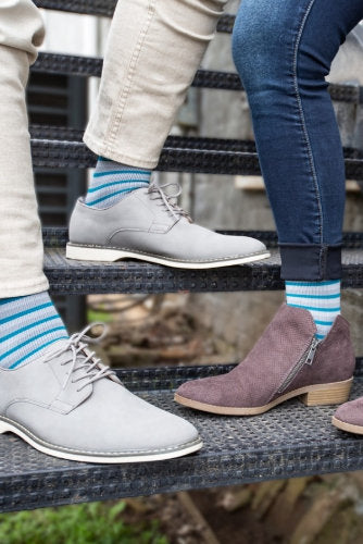 Mediven Rejuva Stripe, 15-20 mmHg, Knee High, Closed Toe
