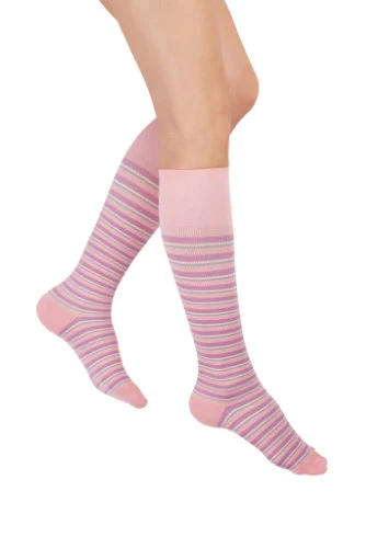 Mediven Rejuva Stripe, 15-20 mmHg, Knee High, Closed Toe - Image 3