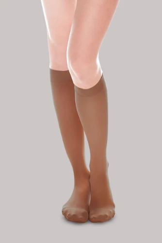 Therafirm Sheer Ease Women's Knee Highs, 20-30 mmHg, Closed Toe - Image 3