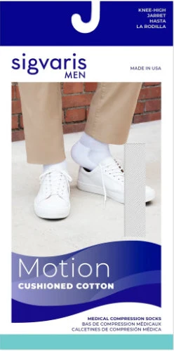 Sigvaris 362C Cushioned Cotton, 20-30 mmHg, Knee High, Closed Toe - Image 5