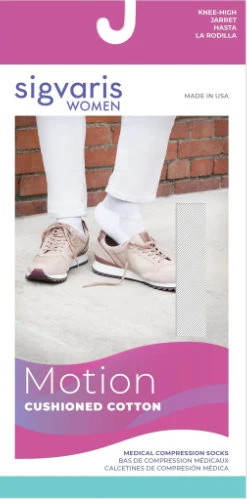 Sigvaris 362C Cushioned Cotton, 20-30 mmHg, Knee High, Closed Toe - Image 6