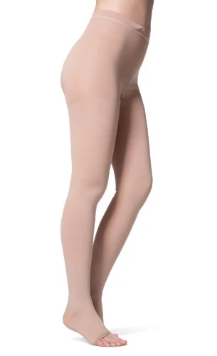 Sigvaris 503P Natural Rubber Pantyhose 30-40 mmHg, Open Toe