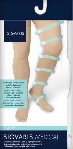 Sigvaris 552N Secure, 20-30 mmHg, Thigh High, Closed Toe, Silicone Band - Image 6