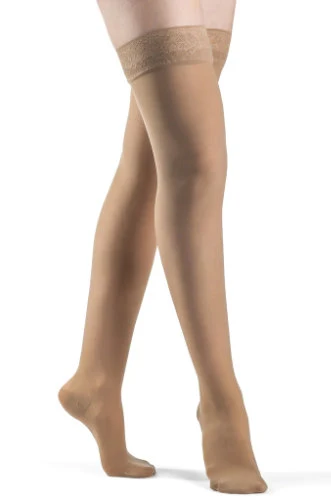 Sigvaris 782N Sheer, 20-30 mmHg, Thigh High, Grip Top, Closed Toe - Image 8