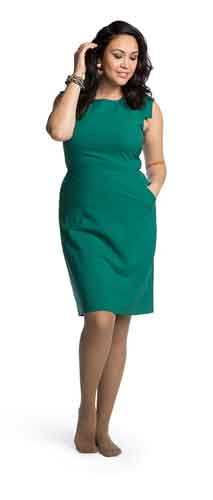 Sigvaris 782P Sheer, 20-30 mmHg, Waist High, Closed Toe