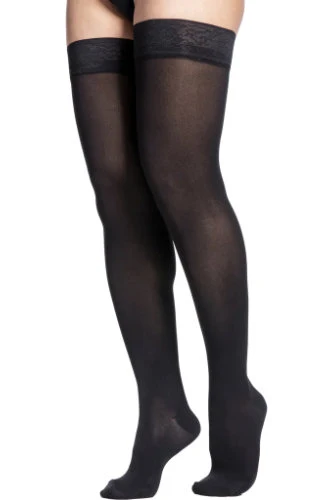 Sigvaris 841N Soft Opaque, 15-20 mmHg, Thigh High, Sensinnov Band, Closed Toe - Image 5