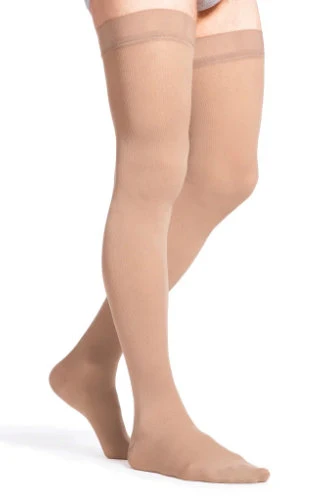 Sigvaris 862N Men's Opaque, 20-30 mmHg, Thigh High w/Silicone Top Band - Image 2