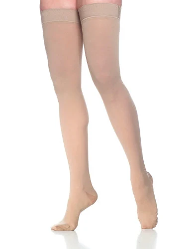Sigvaris 972N Women's Dynaven Opaque, 20-30 mmHg, Thigh High, Closed Toe