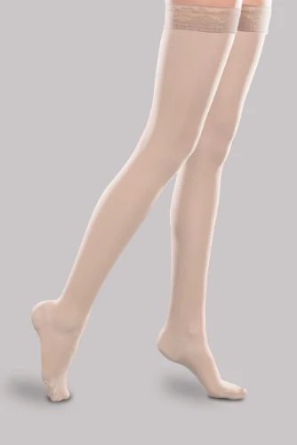Therafirm Sheer Ease Women's Thigh Highs, 15-20 mmHg, Closed Toe - Image 3